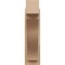 Ekena Millwork 6-in W x 18-in D x 22-in H Funston Block Rough Cedar Woodgrain TimberThane Outlooker, Primed Tan OUTUR060X18X22FST44RCPR - alternate 4